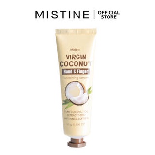 [พร้อมส่ง] Mistine Virgin COCONUT Hand &amp; Finger Whitening Serum ครีมทามือ