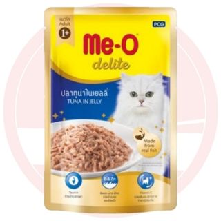 ภาพขนาดย่อของภาพหน้าปกสินค้า(แบบซอง) Me-O delite pouch 70g. อาหารแมว มีโอดีไลท์ อาหารเปียกแบบซอง เพาซ์ รับประกันความใหม่ Exp:2024-2025 จากร้าน m_petshop บน Shopee