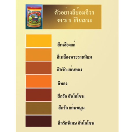 สีย้อม-สีย้อมจีวรพระ-ตรากิเลน-สีย้อมง่าย-ติดทน