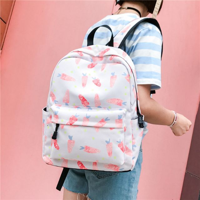 กระเป๋าเป้ลายแครอท-พร้อมส่ง