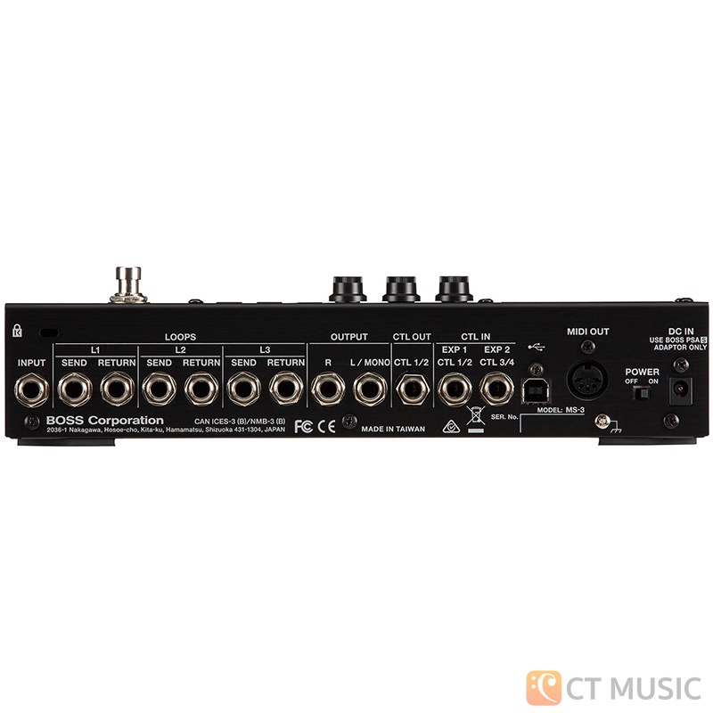 boss-ms-3-multi-effects-switcher-เอฟเฟคกีตาร์