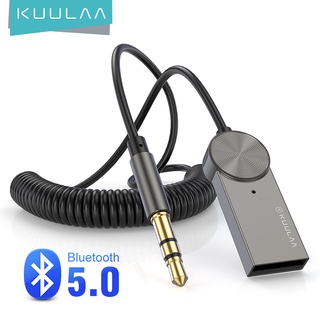 สินค้า Kuulaa อะแดปเตอร์รับสัญญาณเสียง บลูทูธ 5.0 สําหรับโทรศัพท์มือถือ รถยนต์