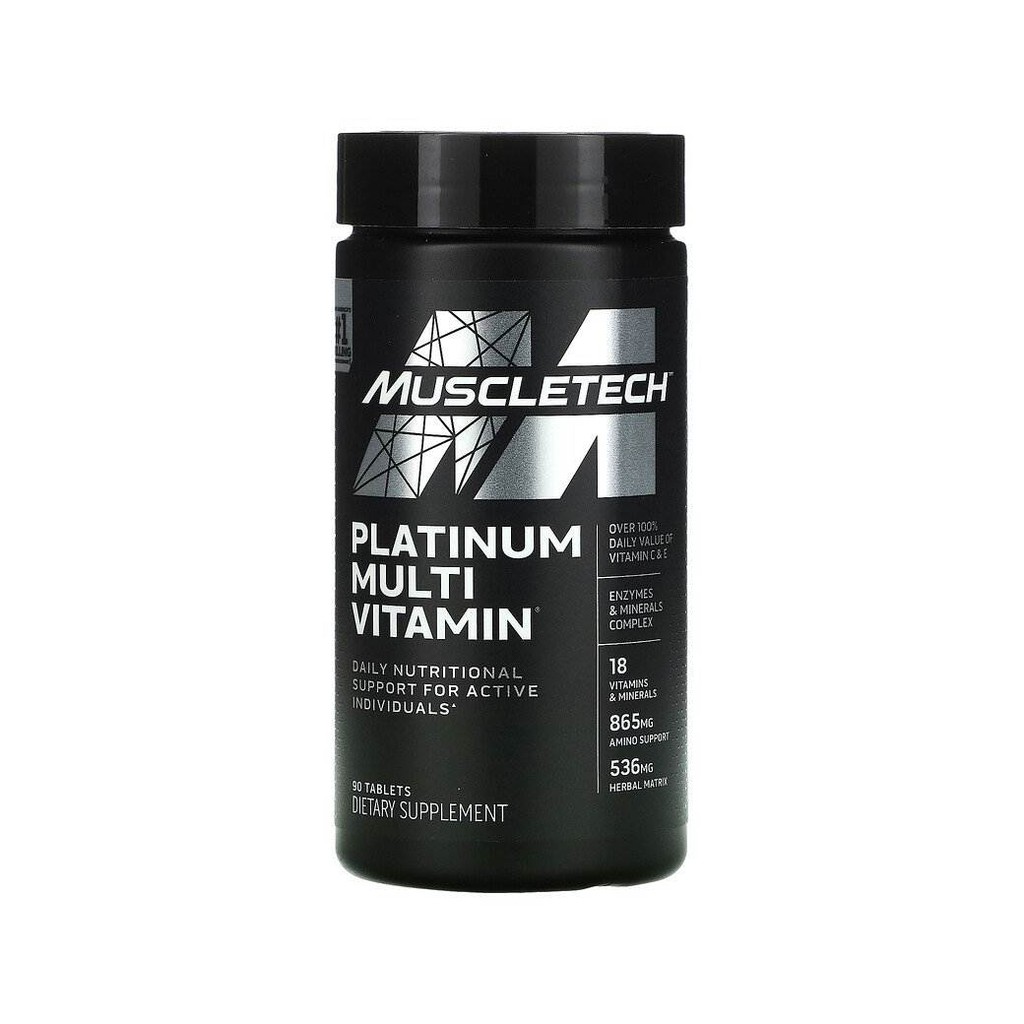 ภาพสินค้าMuscletech Essential Series Platinum Multi Vitamin, 90 Tablets วิตามินรวม ออกกำลังกาย multivitamin จากร้าน o.tangao.o บน Shopee ภาพที่ 1