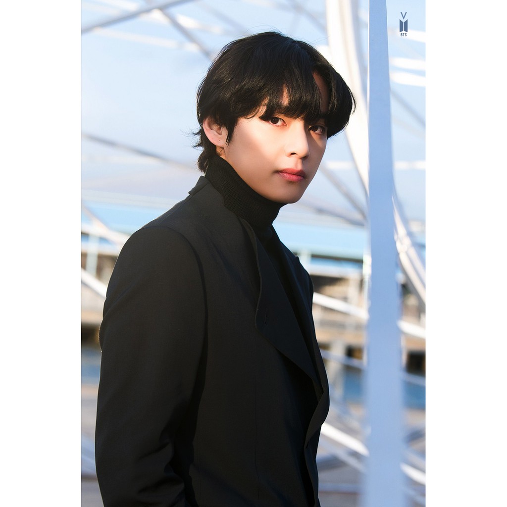 โปสเตอร์-รูปถ่าย-บอยแบนด์-เกาหลี-bts-v-kim-tae-hyung-poster-24-x35-inch-korea-boy-band-k-pop-hip-hop-r-amp-b-v4