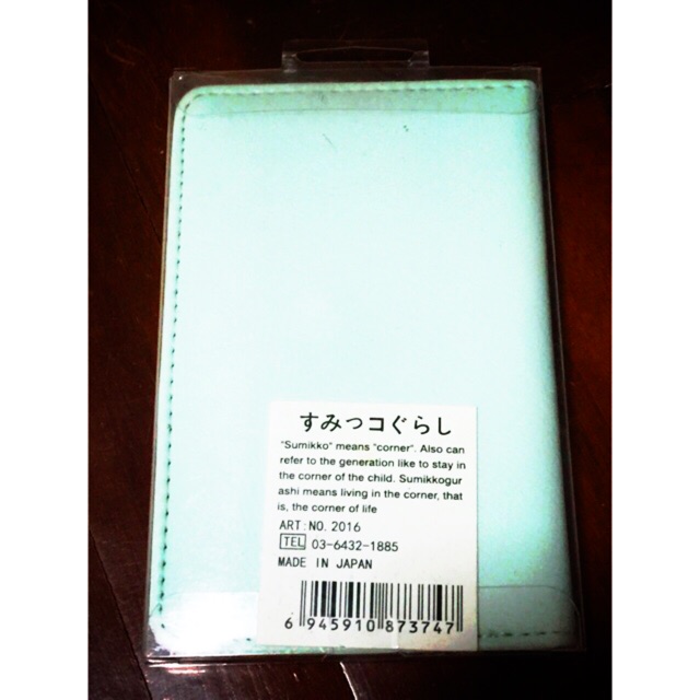 ที่ใส่พาสปอร์ต-passport-cover-ลาย-sumikko-น่ารัก-สีฟ้า