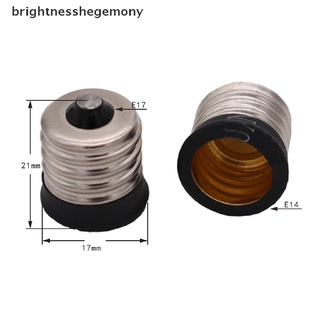 Bgth E17 To European E14 อะแดปเตอร์ซ็อกเก็ตฐานหลอดไฟ LED