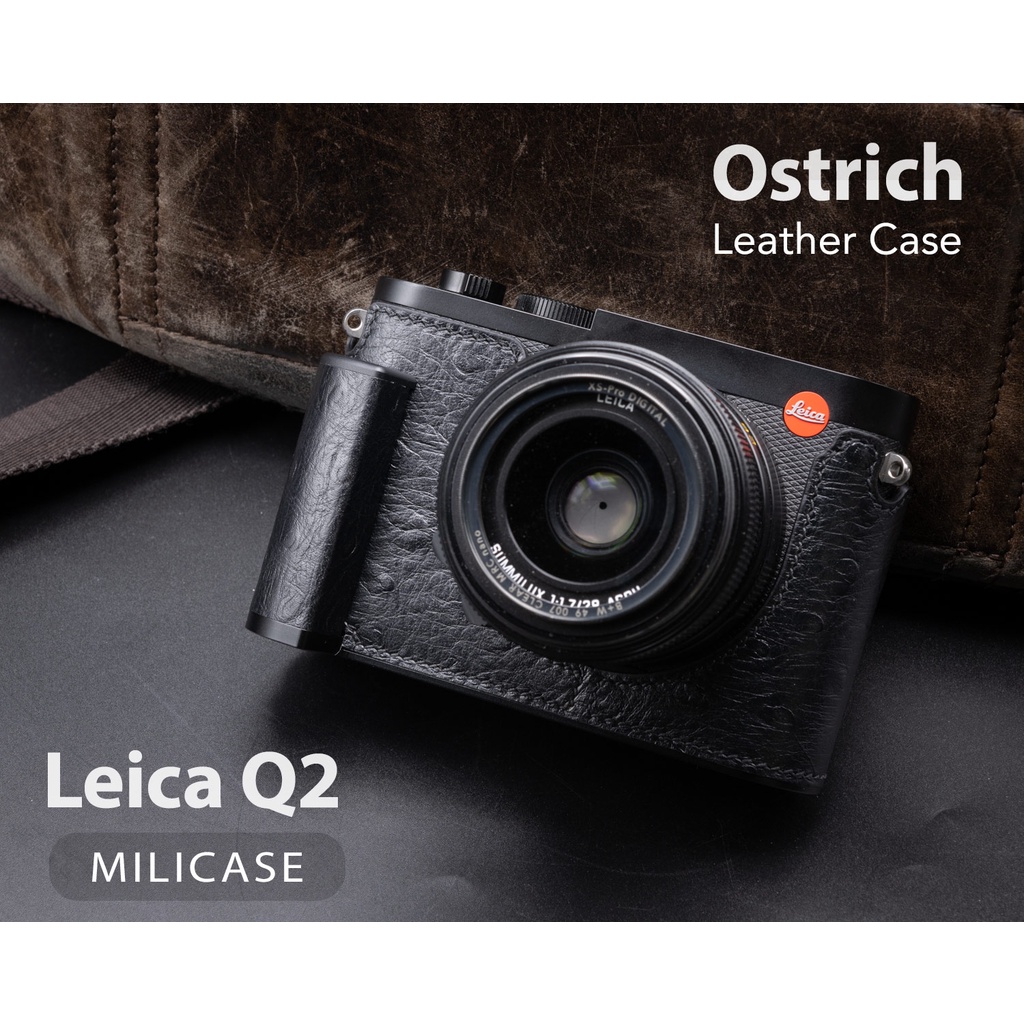 เคส-leica-q2-milicase-มีกริป-สำหรับ-leica-q2-q-leather-case-with-hand-grip