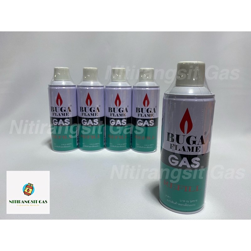 ราคาและรีวิวแก๊สกระป๋องBuga Flame Gas for refill ขนาด 290ml.( ️สำหรับใช้เติมน้ำแก๊สปืนจุดไฟและอื่นๆ ️)