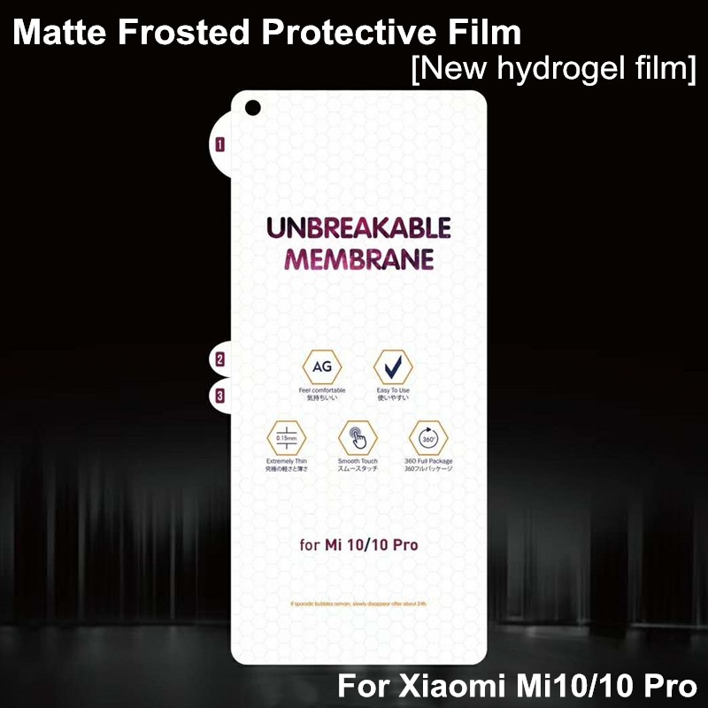 matte-frosted-film-ฟิล์มไฮโดรเจล-เหมาะสำรับ-xiaomi-mi-10-mi10-pro-xiaomi-mi10-ultra-ฟิล์มนุ่มใหม่-คุณภาพสูง-อุปกรณ์กันรอยหน้าจอ
