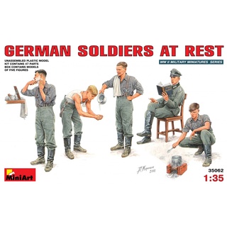 โมเดลประกอบ MiniArt 1/35 MI35062 GERMAN SOLDIERS AT REST