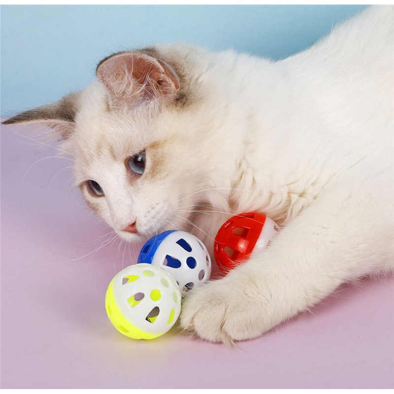 ภาพหน้าปกสินค้าBABY PET ลูกบอล สายรุ้ง กระดิ่ง กรุ๊งกริ๊ง ของเล่นแมว ลูกบอลแมว ของเล่นสัตว์เลี้ยง จากร้าน babypet99 บน Shopee