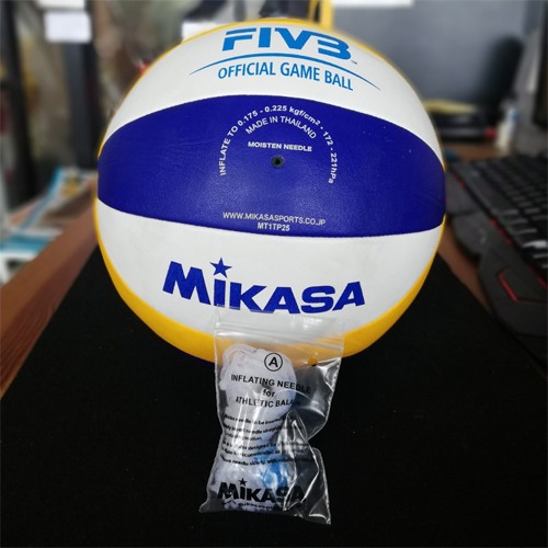 ภาพสินค้าลูกวอลเลย์บอล วอลเลย์บอล ชายหาดหนังเย็บ Mikasa รุ่น VLS300 100% จากร้าน storessport บน Shopee ภาพที่ 3