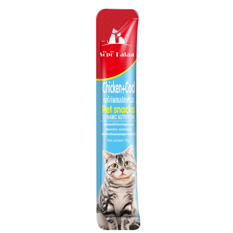 ภาพสินค้าSp Kalaa ขนมเเมวเลีย 16g ขนมแมว มีให้เลือก5รส cat snack stick 16g อาหารแมว cat ขนมทาสแมว จากร้าน namhwan1999 บน Shopee ภาพที่ 5