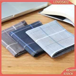 ภาพหน้าปกสินค้า[Lovoski2] ผ้าเช็ดหน้าผ้าฝ้าย 100% ลายสก๊อตสไตล์วินเทจ 2 แพ็คสําหรับผู้ชาย ซึ่งคุณอาจชอบสินค้านี้