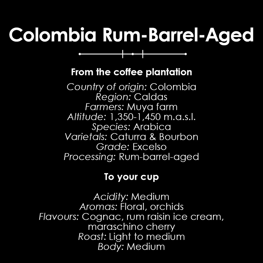 dark-colombia-rum-barrel-aged-roasted-coffee-beans-โคลัมเบีย-รัม-บาเรล-เอจ-เมล็ดกาแฟคั่ว