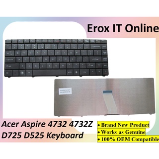 คีย์บอร์ด สําหรับ Acer Aspire 4332 4732 4732z eMachines D525 D725 Series