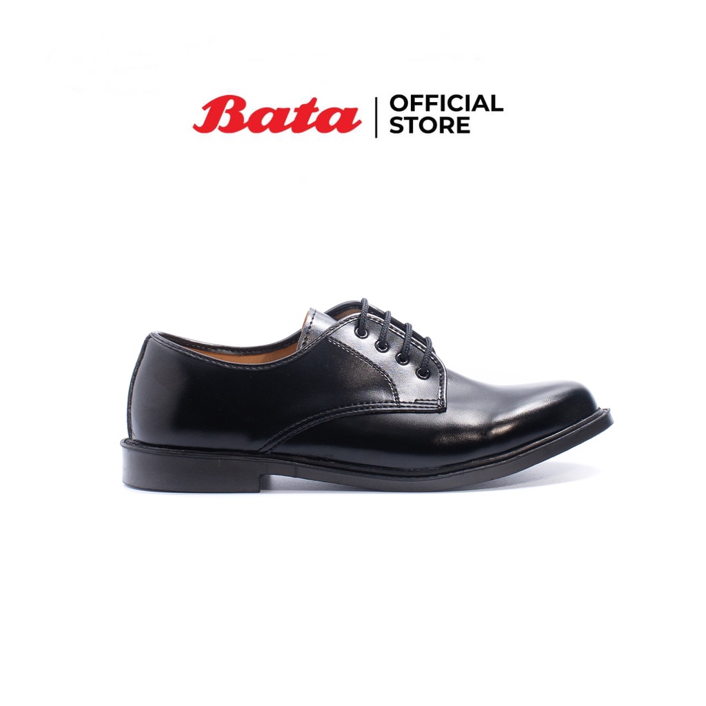 ภาพสินค้า* * Bata บาจา รองเท้าทางการ รองเท้าสุภาพ รองเท้านักศึกษา รองเท้าหนังPVC สำหรับผู้ชาย รุ่น Campus สีดำ 8216780 จากร้าน bata_officialstore บน Shopee ภาพที่ 1