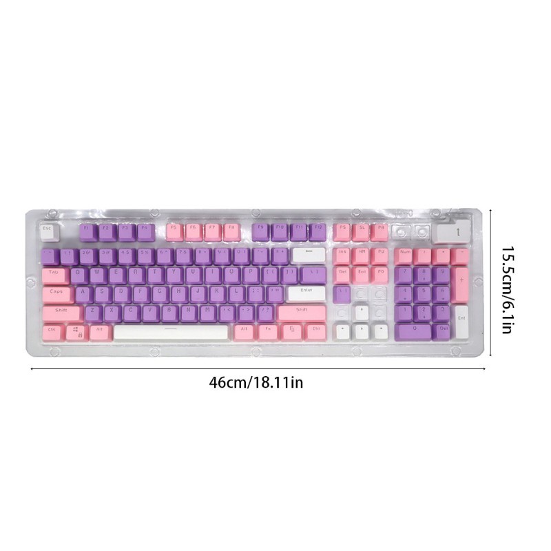 ch-ready-stock-ปุ่มกดคีย์บอร์ด-104-ปุ่ม-pbt-backlit-สําหรับคีย์บอร์ดสีชมพูสีม่วงสีขาว-3-สี