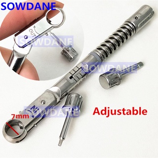 Dental Implant Torque Ratchet Wrench Tool TOP GERMAN QUALITY,7 MM , 10-40 NCM Top Quality Certificated Brand- Bio-Effect