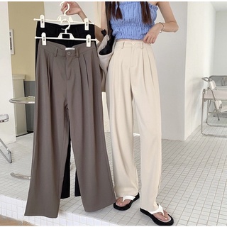 สินค้า Somedays_closet l🌷พร้อมส่ง🌷Basque pants กางเกงขายาวทรงกระบอกสไตล์เกาหลี