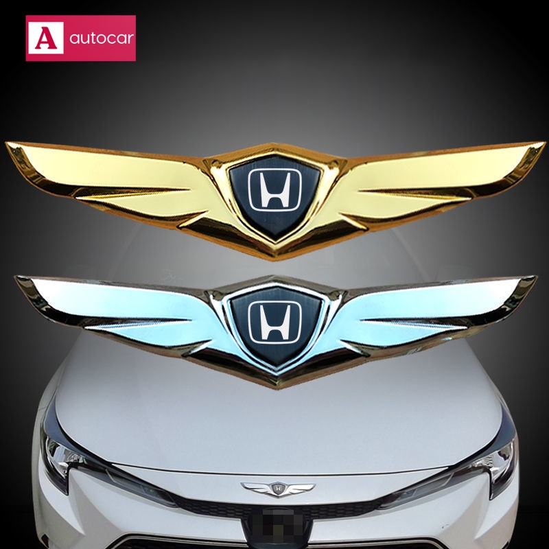 เครื่องประดับประทุนรถยนต์สำหรับ-honda-civic-xr-v-accord-metal-3d-stickers