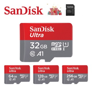 สินค้า การ์ดหน่วยความจำ A1 128GB 64GB U3 98MB / S การ์ด micro sd Class10 UHS-3 แฟลชการ์ดหน่วยความจำ Microsd