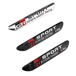 2 ✿ สติกเกอร์โลหะ รูปตราสัญลักษณ์ GR SPORT Gazoo 3D สําหรับติดตกแต่งรถยนต์ Toyota