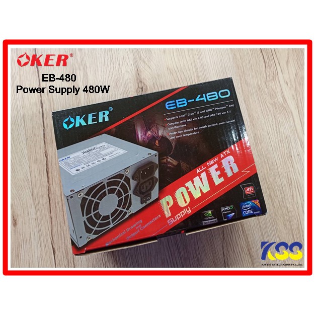 OKER เพาเวอร์ซัพพลาย OKER EB-480 | Shopee Thailand