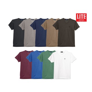 เช็ครีวิวสินค้าARROW LITE T-SHIRT คอวีแขนสั้น ผ้าTC