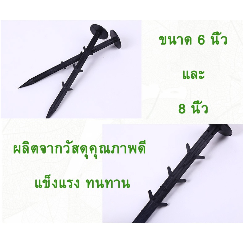 ส่วนลดสุดคุ้ม-หมุดยึดผ้าคลุมวัชพืช-หมุดปักผ้าคลุมดิน-ขนาดนิว-8นิว-หมุดปักดิน-สมอปักดิน-ลิ่มปักดิน