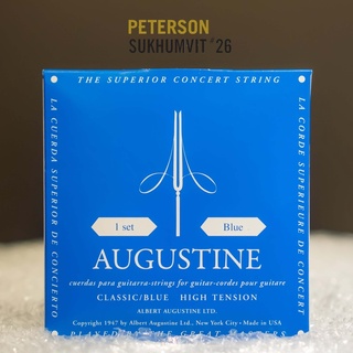 สินค้า สายกีตาร์คลาสสิก Augustine Classic Blue สายกีต้าร์ ถูกที่สุด ของแท้ 100%