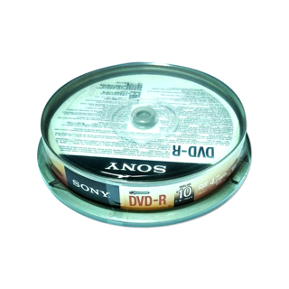 SONY DVD-R (10DMR47SP) DVD-R แพ็ค 10 (มีถ้วย)