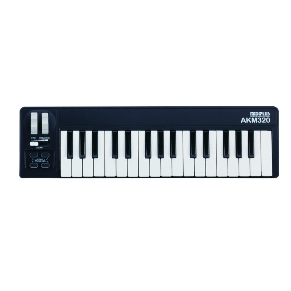 รับประกันศูนย์ไทย-midiplus-akm320-คีย์บอร์ดใบ้-32-คีย์-midi-keyboard-controller-แถมฟรี-สาย-usb-amp-คู่มือ