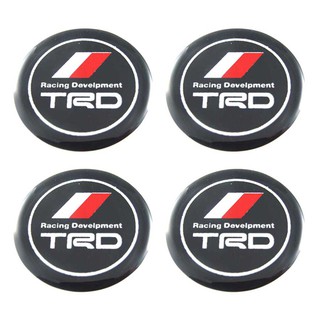 50mm. สติกเกอร์ TRD สติกเกอร์ติดดุมล้อ สติกเกอร์เรซิ่น กว้าง 50 มิล.(5เซนติเมตร)