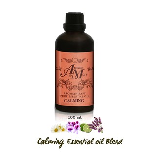 Aroma&amp;More Calming Essential oil Blend 100% / น้ำมันหอมระเหยสูตรผสม ปรับสมดุลทางอารมณ์ หลับง่าย ปลดปล่อยความกังวล 100ML