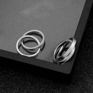 แหวนสแตนเลสแบบสองนิ้ว