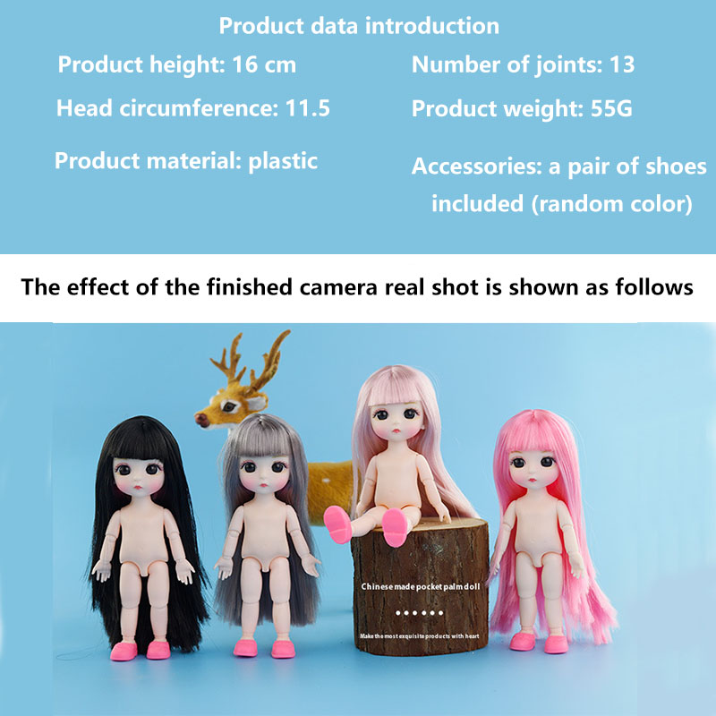 ภาพสินค้าbjd toys doll 1/12 girl gift cute princess จากร้าน bjdtoys.th บน Shopee ภาพที่ 5