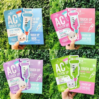 มาส์กหน้าลดสิว!! Precious Skin AC Touch Up Mask ( เพรชเชิส สกิน เอชี ทัช อัพ มาส์ก) บรรจุ 30 กรัม (1 แผ่น) มีให้เลือก 4