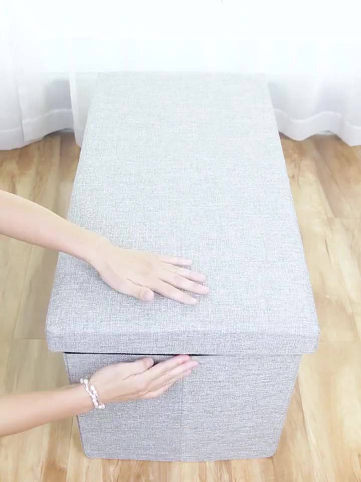 กล่องผ้าพับได้-สามารถใช้เป็นโซฟาได้-กล่องใส่ของ-กล่องเก็บของ-กล่องพับ-กล่องใส่เสื้อผ้า-กล่องอเนกประสงค์-storage-box