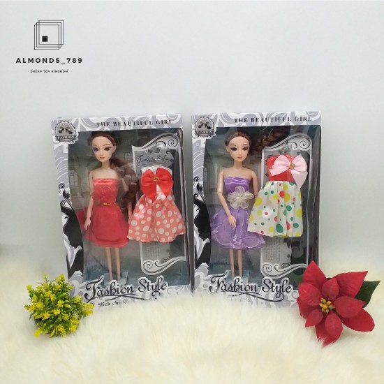 ตุ๊กตา-fashion-style-ชุดเซ็ทตุ๊กตาที่มาพร้อมกับเสื้อผ้าแสนสวย-ของเล่นเด็ก-ตุ๊กตาเด็ก-ตุ๊กตาแฟชั่น-h806