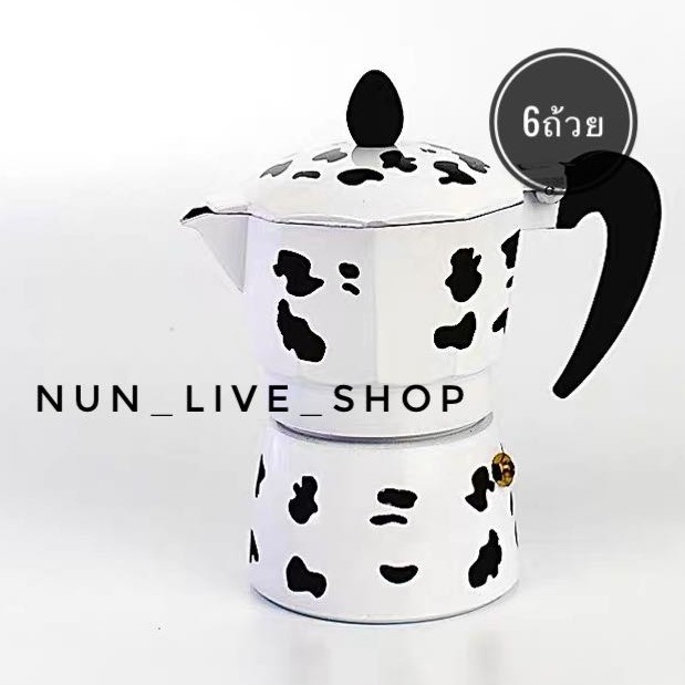 ภาพสินค้า3ถ้วย6ถ้วยหม้อต้มกาแฟ กาต้มกาแฟสด เตาต้มกาแฟสำหรับคอกาแฟ หม้อต้มกาแฟสด จากร้าน nun_live_shop บน Shopee ภาพที่ 4