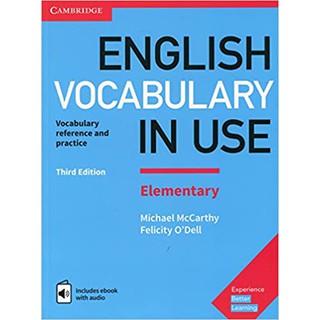 DKTODAY หนังสือ ENGLISH VOCAB.IN USE ELEMEN + ANS+EBOOK (3ED)