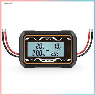 วัตต์มิเตอร์ 100A / 200A ความแม่นยําสูง RC วัตต์มิเตอร์วิเคราะห์พลังงานแบตเตอรี่แรงดันไฟฟ้าแอมป์มิเตอร์ DC โวลต์มิเตอร์