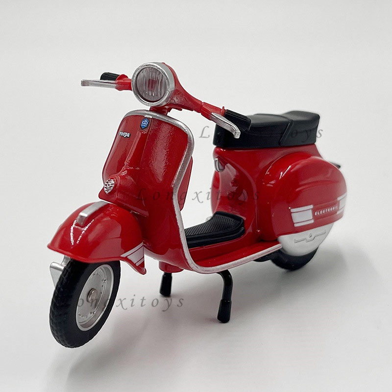 โมเดลรถจักรยานยนต์ 1:18 Diecast 1976 Vespa 200 Rally Replica ของเล่น ...