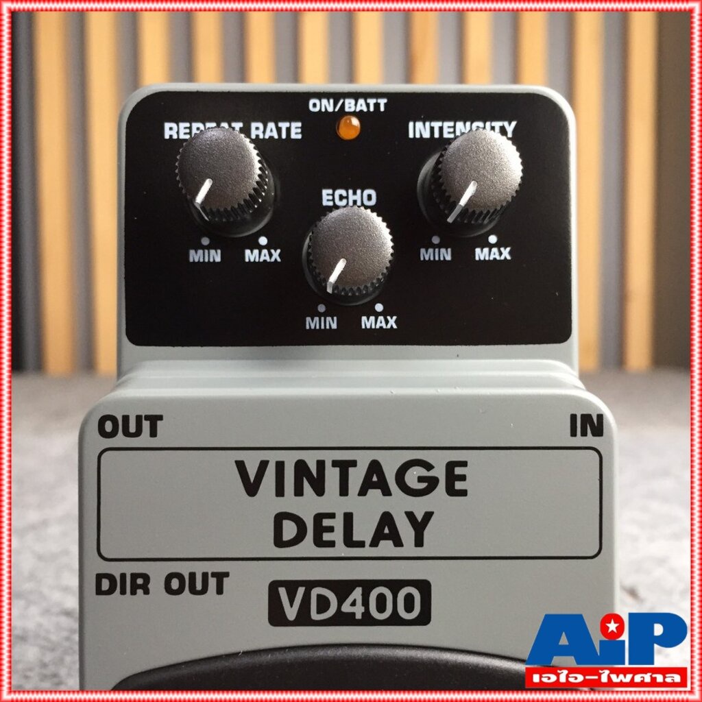 behringer-vd-400-เอฟเฟคกีต้าร์-vintage-analog-delay-เอฟเฟ็คกีตาร์ที่ให้เสียงแบบ-vintage-analog-delay-vd-400-vd400