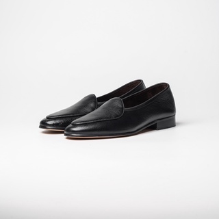 ภาพขนาดย่อของภาพหน้าปกสินค้าBelgian Loafer Unlined : Calfskin Black Julietta รองเท้าหนัง จากร้าน julietta.bkk บน Shopee
