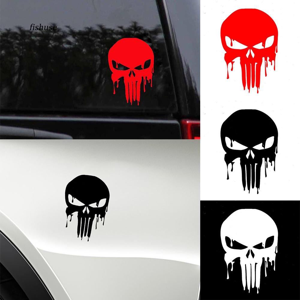 fhue-horrible-skull-bloody-punisher-car-truck-styling-vinyl-decal-decorative-sticker