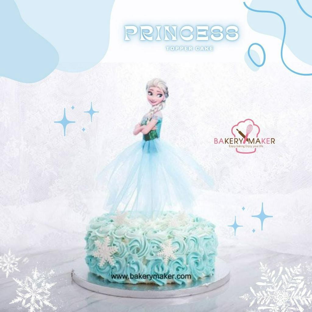 ตุ๊กตากระดาษ-ปักตกแต้งเค้ก-ป้ายกระดาษ-เจ้าหญิง-princess-topper-cake-ตุ๊กตาปักตกแต่งเค้ก-ariel-mermaid