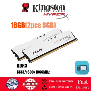 ภาพขนาดย่อสินค้าแรปหน่วยความจำเดสก์ท็อป แรม 16GB 8GB X2 DDR3 1333MHZ 1600MHZ 1866MHZ DDR3L PC3-10600U / 12800U / 14900U 1.35V หรือ 1.5V PC DIMM DDR3 8GB RAM Class