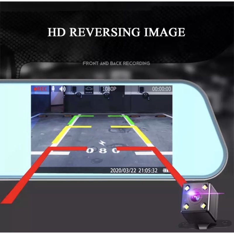 l1038กระจกมองหลังรถยนต์-4-3-นิ้ว-1080-p-กล้องมองหลัง